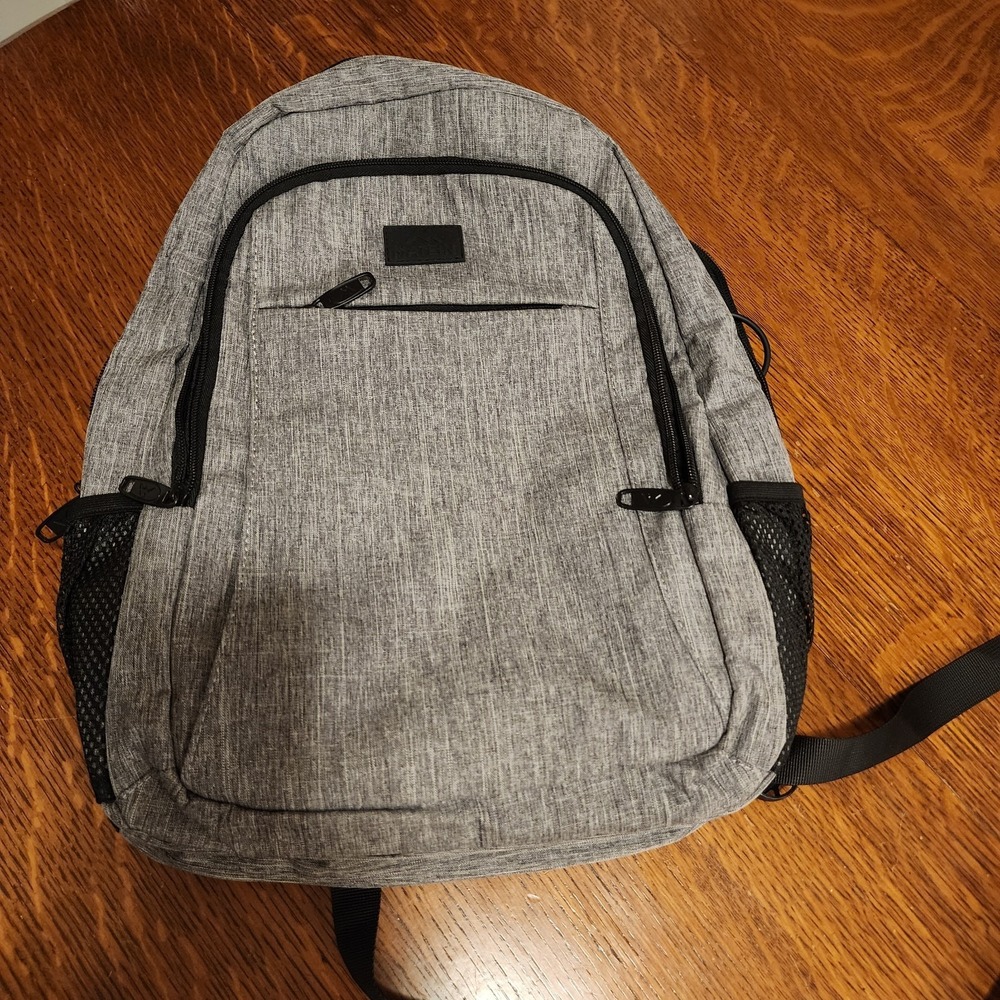 MATEIN Grey Anti Theft Slim Travel Laptop Backpack With USB Charging‎ Port